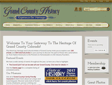 Tablet Screenshot of grandcountyhistory.org
